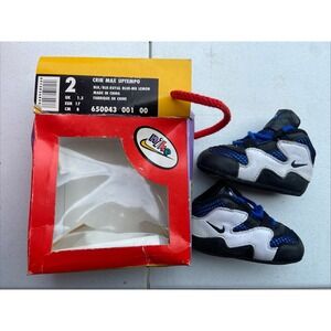 VTG OG Nike Air Max Uptempo 2 Toddler Crib 1994 sz 2 Original Box RARE